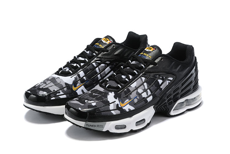 Nike Air Max TN Plus Black Grey Gold Shoes